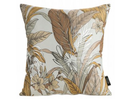 POSZEWKA NA PODUSZKE VELVET ADEL BIALY SREB 40X40