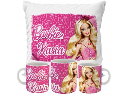 ZESTAW KUBEK PODUSZKA BARBIE WZORY IMIE PREZENT Bohater Barbie