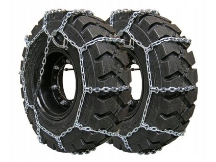 Lancuchy sniegowe na kola do wozka widlowego wozek widlowy 6 00 9 5 5mm
