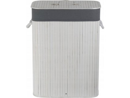 KOŠÍK NA UMÝVANIE BAMBUS BIELY 84 L_0
