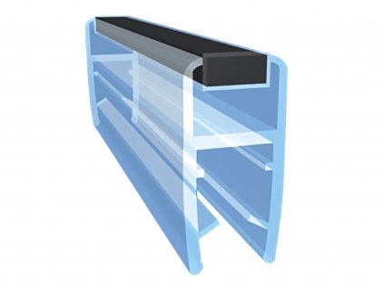 U8 Magnetické tesnenie pre sprchovací kút s rozmermi 4 - 6 mm_0