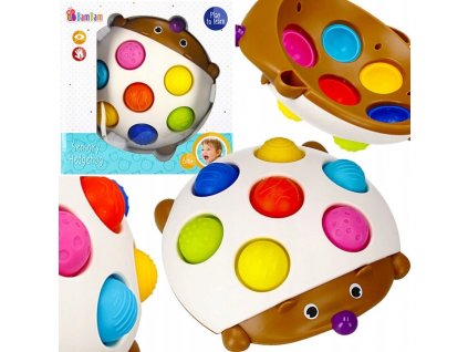 KOLOROWA ZABAWKA SENSORYCZNA JEZYK DZWIEKI