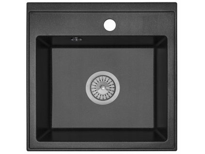 Jednokomorový granitový drez + SYF čierna sivá béžová_0