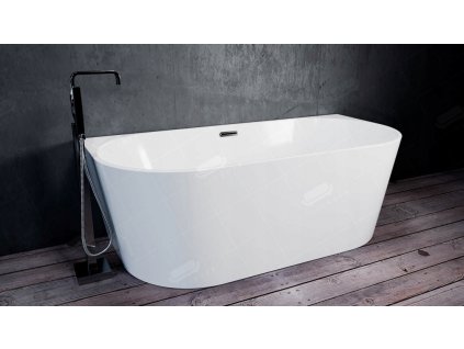 Samostatne stojaca akrylátová vaňa JS789 nástenná Hit_0