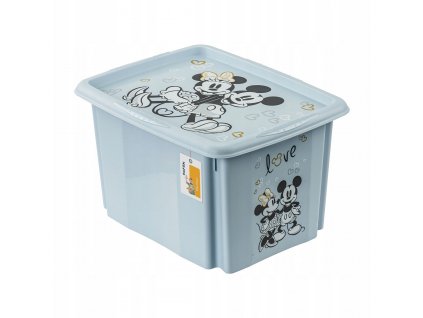 Kontajner/nádoba s vekom na hračky pre deti Mickey Mouse 30 l VYPR