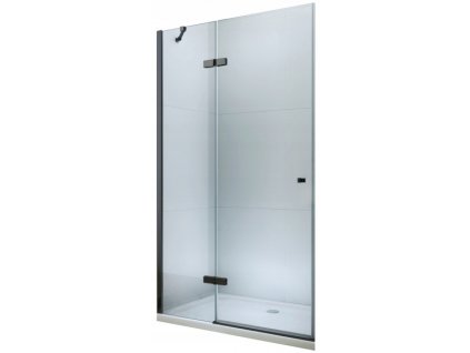 MEXENSKÉ SPRCHOVÉ DVERE 100 cm ČIERNE SKLO 6_0