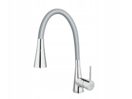 Flexibilný výtok Ferro Zumba II, 2 funkcie, sivý_0