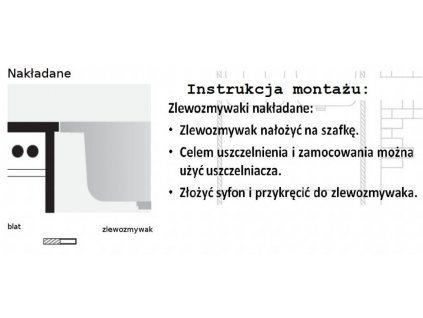 Biely akrylový drez 60x80 POLIMAT 132_6