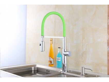 SAVON TOP zelená výsuvná kuchynská batéria, výsuvná_0