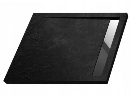 KONŠTRUKCIA SPRCHOVEJ VANY KAMENE ČIERNY ODVOD 120x100_0