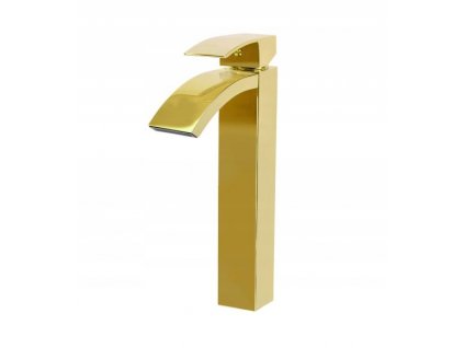 Faucetový vodopád Silla Gold vo vysokom umývadle_0