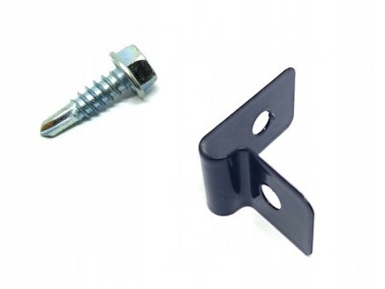 ZAWIJKA UCHWYT OBEJMA DO PANELI 100SZTUK WKRETY