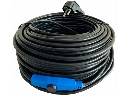 PRZEWOD GRZEWCZY KABEL GRZEJNY Z TERMOSTATEM 48m