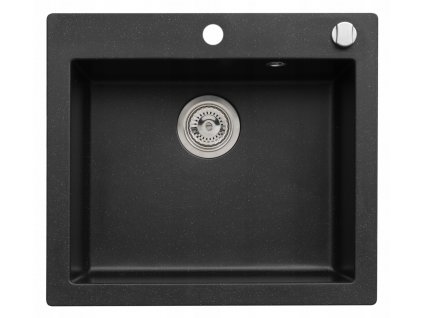 MODERNO SINK GRANITE ANNIE 60 ČIERNY POP-UP 57x5_0
