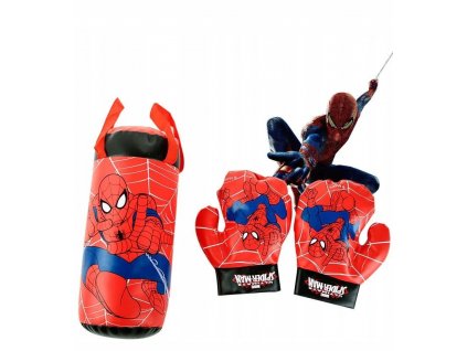 worek bokserski rekawice spiderman