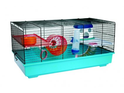 KLATKA DLA CHOMIKA tuba domek kolowrotek Gigant 0