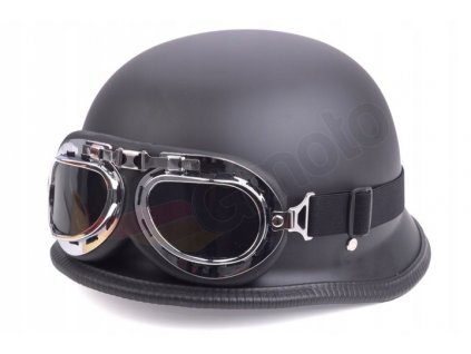 KASK HELM NIEMIECKI WETERAN RETRO GOGLE XL