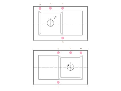 JEDNA ČASŤ UMÝVADLO ŽULA KROSCH BLACK + SIFÓN_1