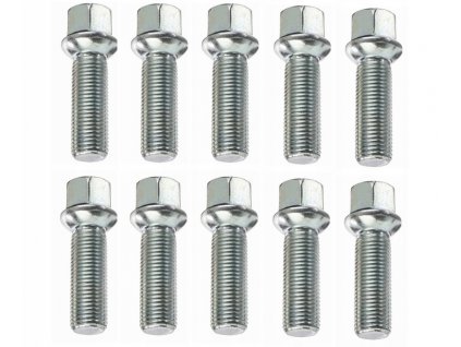 Sruby do kol felg Mercedes M14x1 5 40mm kula 10szt
