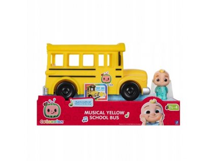 CoComelon Muzyczny Zolty Szkolny Autobus z Figurka