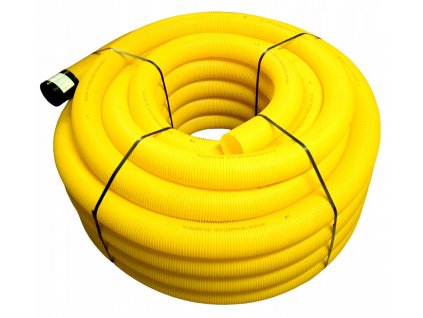 Rura falista drenarska PVC fi 80 bez otworow 50m Dlugosc 50 m