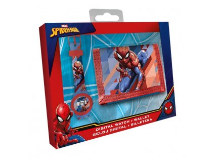ZEGAREK PORTFEL zestaw prezent Marvel SPIDERMAN