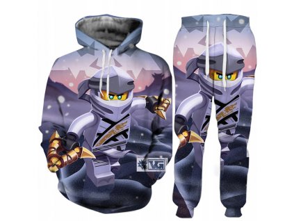 DRES 3D NINJAGO JAY BLUZA SPODNIE ROZMIARY WZORY