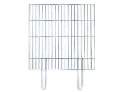 Grilovací rošt 60x60 cm fi 4 mm so sklopnými rukoväťami POCHRÓMOVANÝ