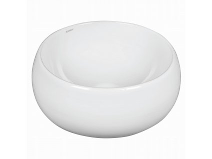 Keramické umývadlo na dosku, okrúhle, vysoké 40 cm_0