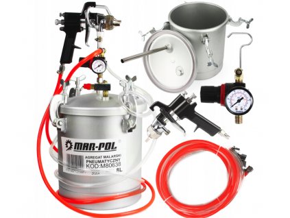 PNEUMATICKÝ POSTREKOVAČ FARIEB 8L VYPR