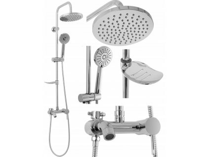 SPRCHOVÁ SÚPRAVA LUIS CHROME SPRCHA_0