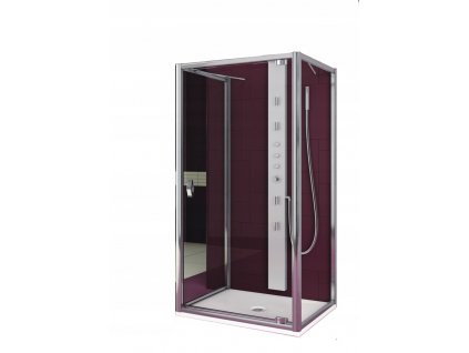 Sprchový kút s tromi stenami, dvere 93,5 cm, stena 99 cm_0