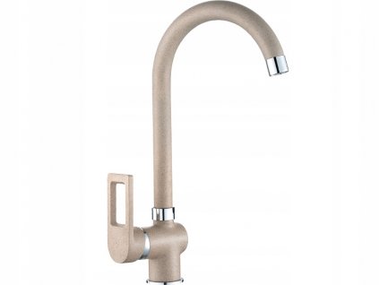 KUCHYNSKÝ MIEŠAČ Béžový GRANITOVÝ DREZ VYSOKÝ VÝNOS_0