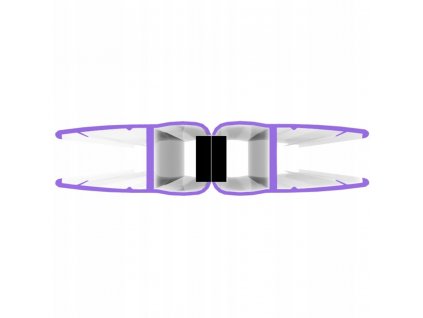 2 ks Magnetické tesnenie pre kabínu 185cm 7-8mm_0