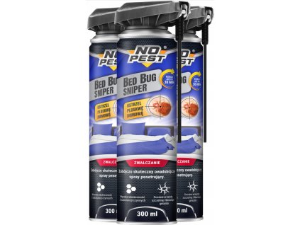 Insekcitíd proti plošticiam Bed Bug Sniper No Pest 3 ks