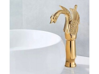 Umyvadlová batéria Vaňa kohútik na vzostupe, kohútik zlato_0