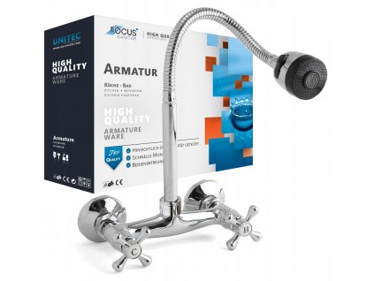 Kuchynské batérie, umývadlo na stenu retro flex_0