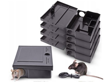 5X STANICA NA DERATIZÁCIU MYŠÍ  VYPR