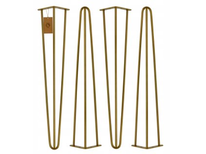 4 x kovové vlásenky na stôl 71 cm VYPR