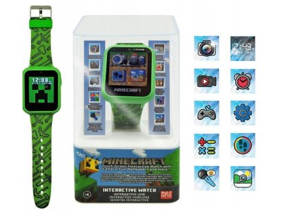 Interaktívne inteligentné hodinky MINECRAFT Touch VYPR