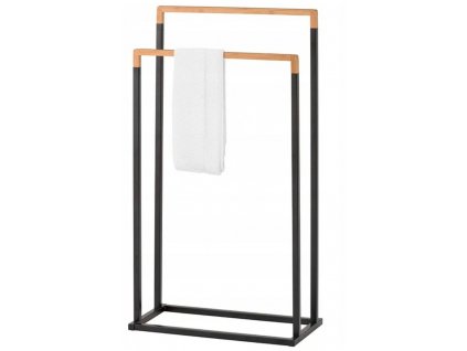 Vešiak Na Uteráky Kovové Vonkajšie Čierne XL_0