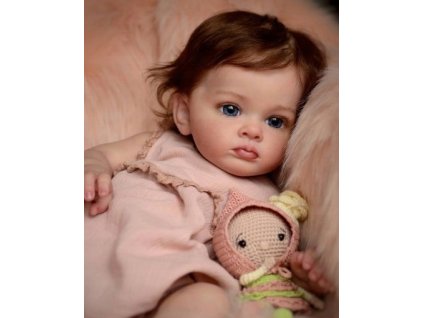 SPIACA LALKA REBORN JAK PRAWDZIWE NIEMOWLE 60 CM