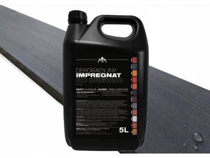 IMPREGNAT farba na drevo M&M antracit 5l