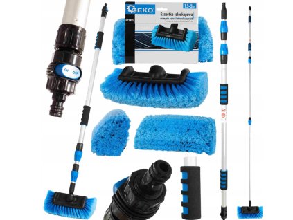 Teleskopická kefa na umývanie fotovoltaických panelov 1,3-3 m