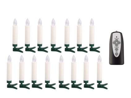 Vianočné svetielka na stromček Led 15 ks biele