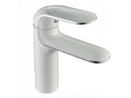 Umyvadlová batéria LAVEO ZORITA povodí MIXÉR BIELY CHRÓM +Trubice