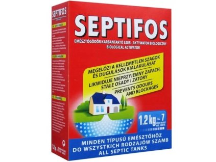 SEPTIFOS prášok septík príprava 1,2kg