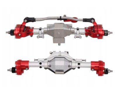 Predná a zadná náprava RC auta - šedá VYPR