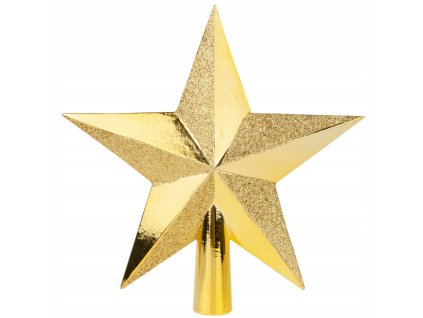 Vrchol Vianočného stromčeka - zlatá hviezda