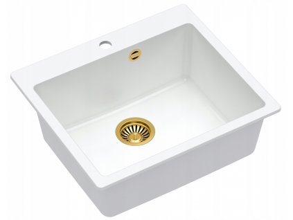 QUADRON MORGAN 110 Drez biely / zlatá žula_0